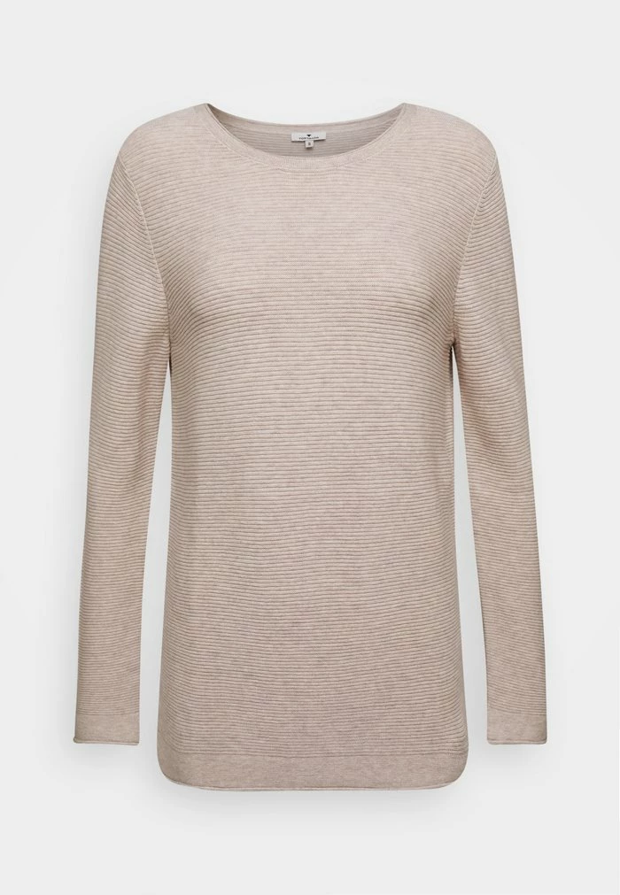 TOM TAILOR NEW OTTOMAN - Jumper - Dusty Alabaster Melange 8 TOM TAILOR NEW OTTOMAN - Jumper - Dusty Alabaster Melange - Image 6