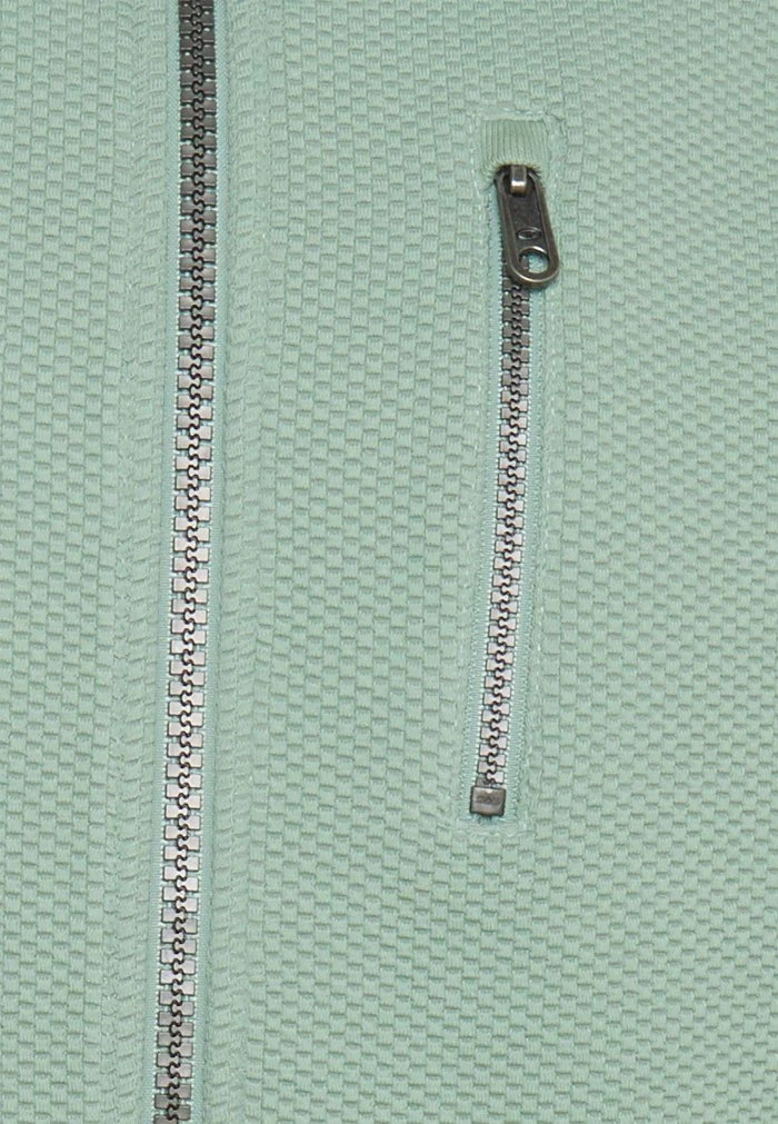 TOM TAILOR STRUCTURED JACKET - Zip-up Sweatshirt - Dark Smoke Green 5 TOM TAILOR STRUCTURED JACKET - Zip-up Sweatshirt - Dark Smoke Green - Image 3