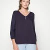 TOM TAILOR Long Sleeved Top - Navy Midnight Blue -TOM TAILOR online store 010da67f751c47c9b06daf0cbfb193d6
