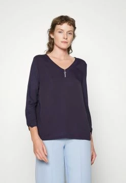 TOM TAILOR Long Sleeved Top - Navy Midnight Blue