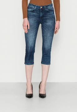 TOM TAILOR KATE CAPRI - Denim Shorts - Random Bleachedblue Denim