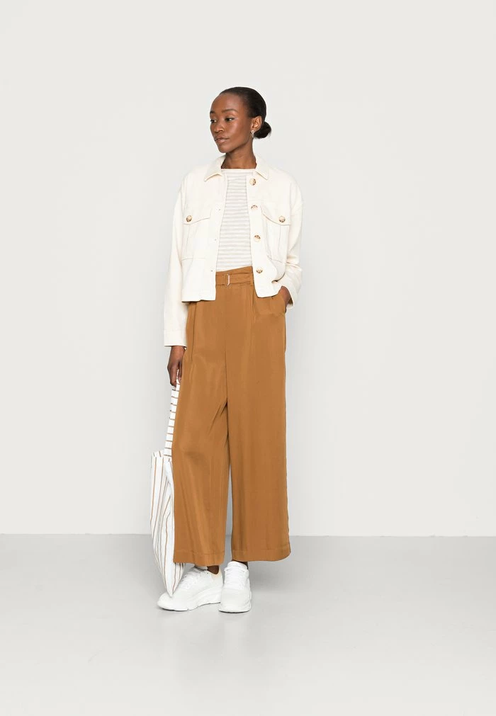 TOM TAILOR MODERN CROPPED JACKET - Denim Jacket - Soft Neutral Beige 4 TOM TAILOR MODERN CROPPED JACKET - Denim Jacket - Soft Neutral Beige - Image 2