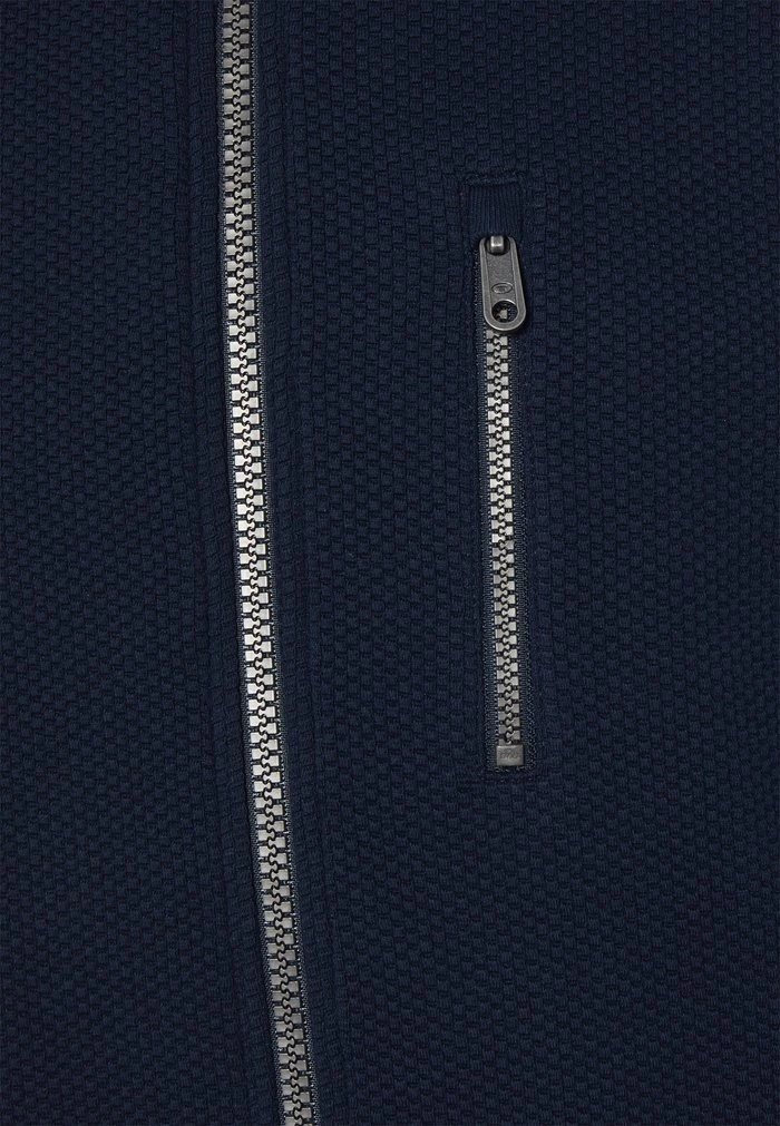 TOM TAILOR STRUCTURED JACKET - Zip-up Sweatshirt - Sky Captain Blue 5 TOM TAILOR STRUCTURED JACKET - Zip-up Sweatshirt - Sky Captain Blue - Image 3