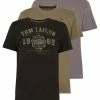 TOM TAILOR BASIC T-SHIRT 3 PACK - Print T-shirt - Black 2 TOM TAILOR BASIC T-SHIRT 3 PACK - Print T-shirt - Black -TOM TAILOR online store 0390a7ffd0dd49f68ca3ddb81c668afc