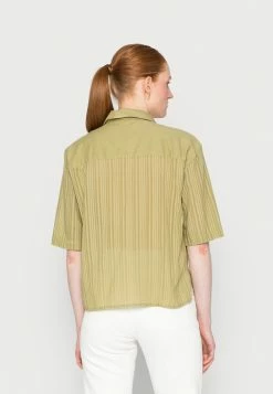 TOM TAILOR BLOUSE TONAL STRIPE MIX - Blouse - Moderate Olive 9 TOM TAILOR BLOUSE TONAL STRIPE MIX - Blouse - Moderate Olive -TOM TAILOR online store 042d4650dc2c4438951698410cc3f9ec