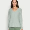 TOM TAILOR V NECK - Jumper - Soft Greyish Green Melange 1 TOM TAILOR V NECK - Jumper - Soft Greyish Green Melange -TOM TAILOR online store 044e2711a37d4801b78b43888edbe447