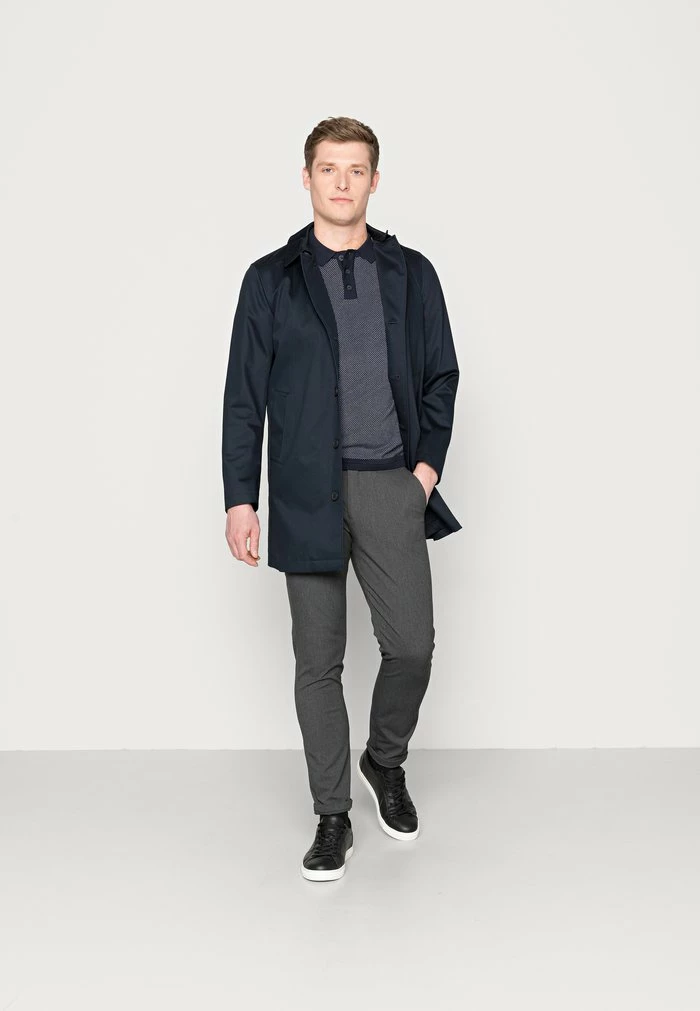 TOM TAILOR KNITTED - Polo Shirt - Navy White Bridseye 4 TOM TAILOR KNITTED - Polo Shirt - Navy White Bridseye - Image 2