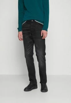 TOM TAILOR MARVIN - Straight Leg Jeans - Dark Stone Black