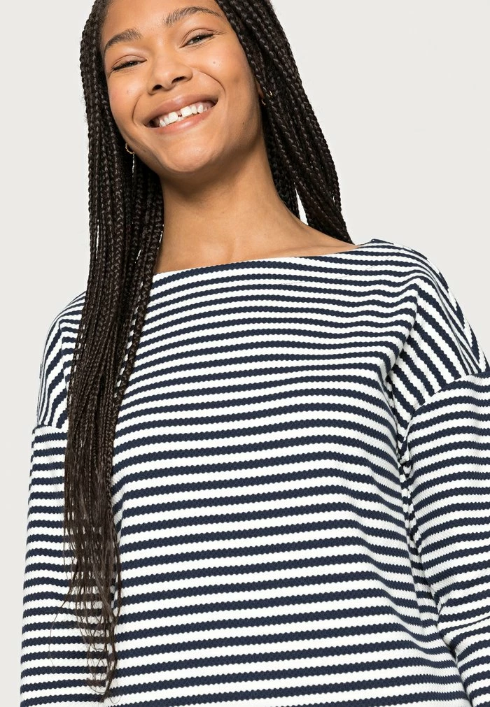 TOM TAILOR DRESS - Day Dress - Navy White 7 TOM TAILOR DRESS - Day Dress - Navy White - Image 5