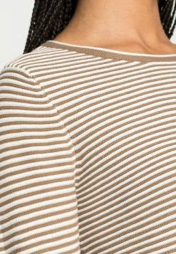 TOM TAILOR NEW OTTOMAN - Jumper - Offwhite/brown Ottoman 11 TOM TAILOR NEW OTTOMAN - Jumper - Offwhite/brown Ottoman -TOM TAILOR online store 0678f93cbd174316a46b76785df62ec5