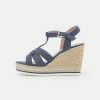 TOM TAILOR High Heeled Sandals - Denim