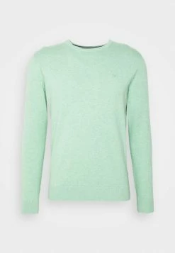 TOM TAILOR BASIC CREW NECK SWEATER - Jumper - Soft Jade Melange 12 TOM TAILOR BASIC CREW NECK SWEATER - Jumper - Soft Jade Melange -TOM TAILOR online store 074d6282ca8b4de1ad5f6ec0e16f87b2