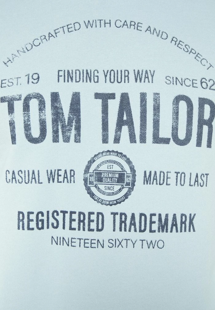 TOM TAILOR WITH PRINT - Hoodie - Calm Cloud Blue 7 TOM TAILOR WITH PRINT - Hoodie - Calm Cloud Blue - Image 5