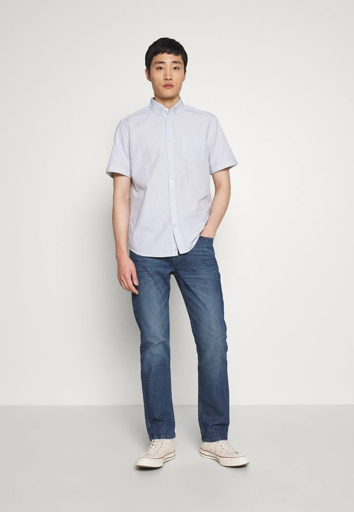 TOM TAILOR Shirt - Light Blue/white Dobby 4 TOM TAILOR Shirt - Light Blue/white Dobby - Image 2