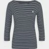 TOM TAILOR STRIPE BOAT NECK - Long Sleeved Top - Navy/white 2 TOM TAILOR STRIPE BOAT NECK - Long Sleeved Top - Navy/white -TOM TAILOR online store 09878cdbb5f149aa973fa3125c87b672