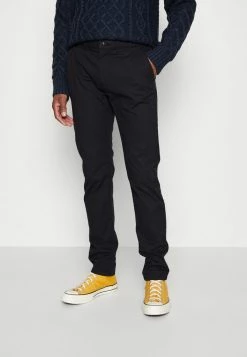 TOM TAILOR BASIC WASHED - Chinos - Black