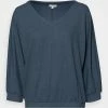 TOM TAILOR STRUCTURED V NECK - Long Sleeved Top - Stormy Sea Blue 2 TOM TAILOR STRUCTURED V NECK - Long Sleeved Top - Stormy Sea Blue -TOM TAILOR online store 0cc0122b2a1b4e33b1738b2663491200