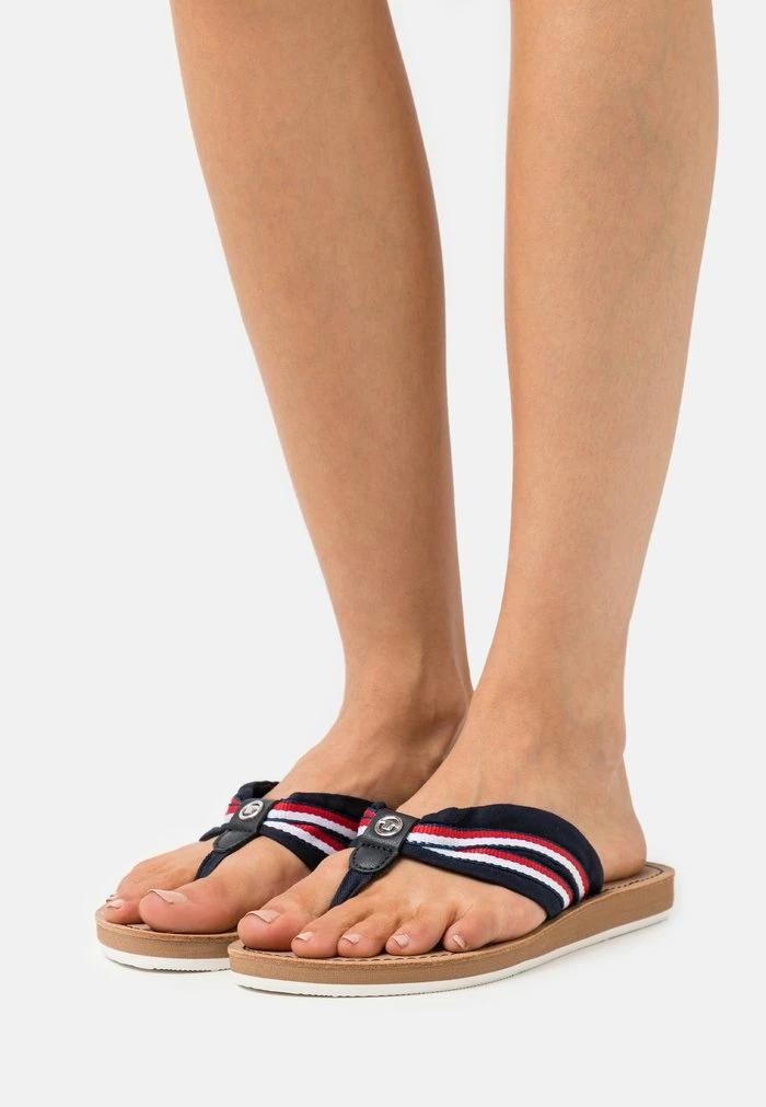 TOM TAILOR T-bar Sandals - Navy 3 TOM TAILOR T-bar Sandals - Navy
