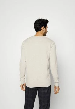 TOM TAILOR V-NECK - Jumper - Soft Sand Beige Melange -TOM TAILOR online store 0fbc36cd0c39428696faa4932cfb8308