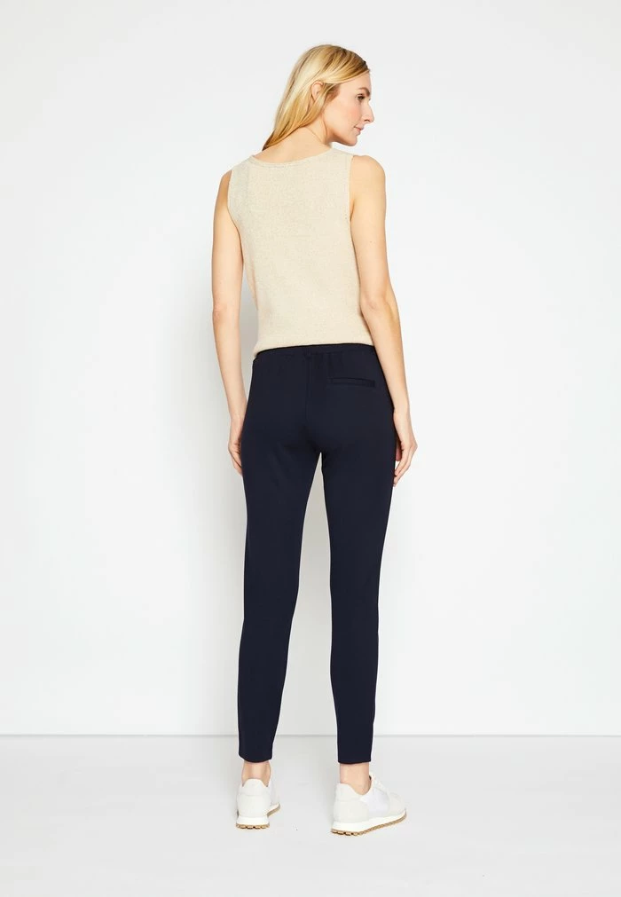 TOM TAILOR PANTS ANKLE - Tracksuit Bottoms - Real Navy Blue 5 TOM TAILOR PANTS ANKLE - Tracksuit Bottoms - Real Navy Blue - Image 3