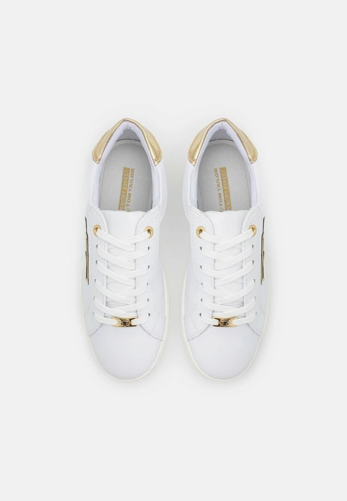 TOM TAILOR Trainers - White/gold 8 TOM TAILOR Trainers - White/gold - Image 6