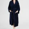TOM TAILOR BASIC VELOURS - Dressing Gown - Navy -TOM TAILOR online store 10cb00b0924945a89c77edb207fb9b40
