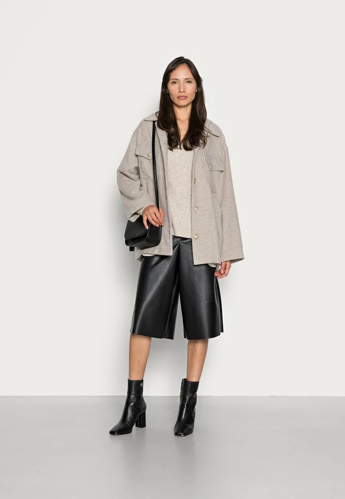 TOM TAILOR V NECK - Jumper - Cold Beige Melange 4 TOM TAILOR V NECK - Jumper - Cold Beige Melange - Image 2