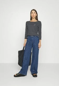 TOM TAILOR CREW NECK - Long Sleeved Top - Navy Offwhite Stripe 8 TOM TAILOR CREW NECK - Long Sleeved Top - Navy Offwhite Stripe -TOM TAILOR online store 1159e59b4ebb4a4a99ec53ab7a8ed468