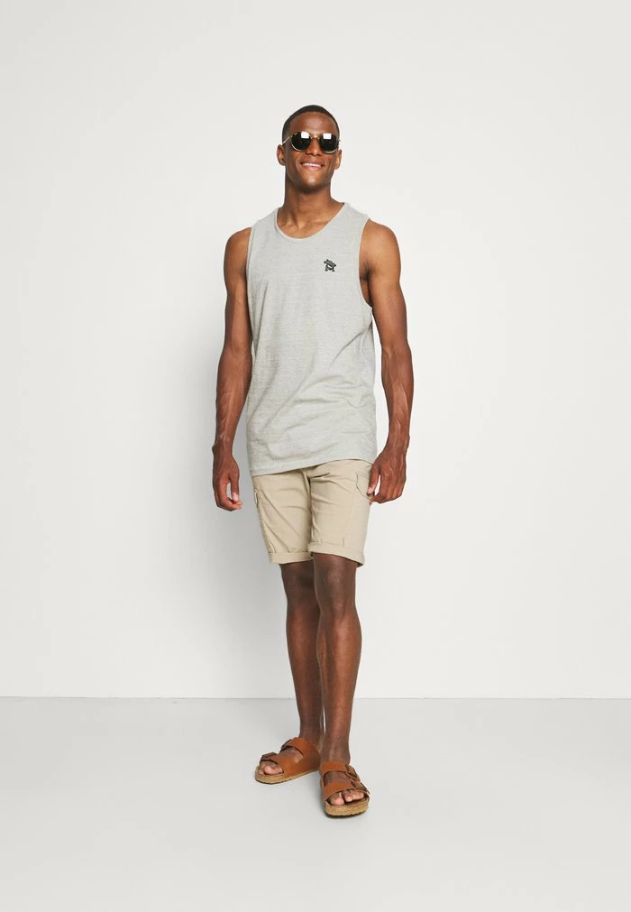 TOM TAILOR LIGHTWEIGHT CARGO - Shorts - Chinchilla 4 TOM TAILOR LIGHTWEIGHT CARGO - Shorts - Chinchilla - Image 2