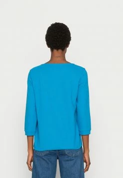 TOM TAILOR WAFFLE STRUCTURE - Long Sleeved Top - Sublime Teal Blue -TOM TAILOR online store 12781ff1a53f4788bbcbada4e956917c