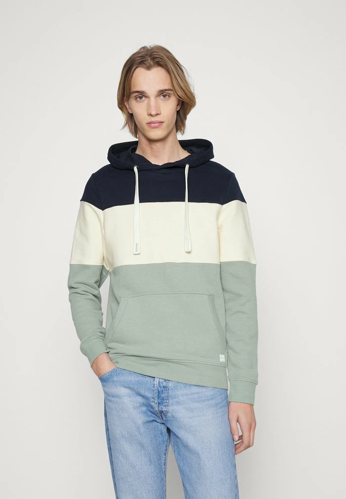 TOM TAILOR CUTLINE HOODIE - Hoodie - Soft Butter Cream 6 TOM TAILOR CUTLINE HOODIE - Hoodie - Soft Butter Cream - Image 4