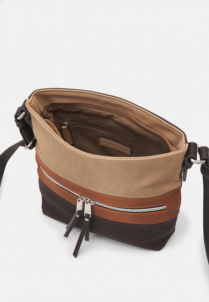 TOM TAILOR ELLEN SNAKE CROSS BAG - Across Body Bag - Mixed Brown 5 TOM TAILOR ELLEN SNAKE CROSS BAG - Across Body Bag - Mixed Brown - Image 3