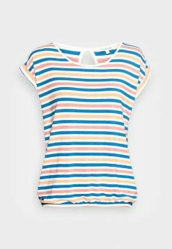 TOM TAILOR PRINTED AND STRIPED - Print T-shirt - Blue Multicolor Stripe 10 TOM TAILOR PRINTED AND STRIPED - Print T-shirt - Blue Multicolor Stripe -TOM TAILOR online store 135e692d3d1f4c31a429f623cc92ef4e