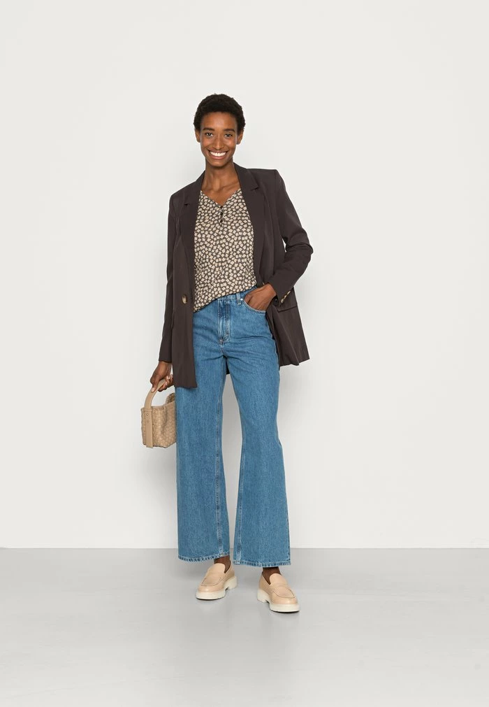 TOM TAILOR HENLEY - Blouse - Anthracite 4 TOM TAILOR HENLEY - Blouse - Anthracite - Image 2