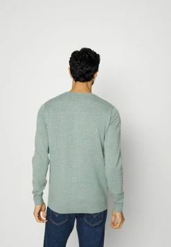 TOM TAILOR BASIC - Jumper - Dark Smoke Green Melange -TOM TAILOR online store 149da97751164af79e42490ca444c1fd