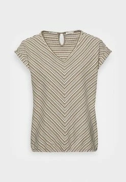 TOM TAILOR JACQUARD - Basic T-shirt - Olive Green Structure Design 10 TOM TAILOR JACQUARD - Basic T-shirt - Olive Green Structure Design -TOM TAILOR online store 14b382c40b1444e2bbfd5783967cfc3d