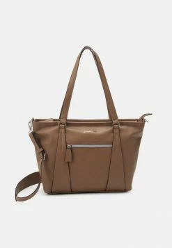 TOM TAILOR KARINE ZIP - Tote Bag - Nougat