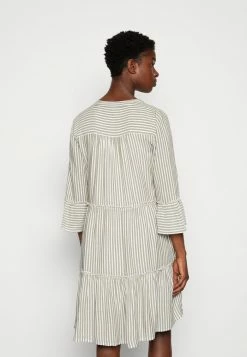 TOM TAILOR STRIPED TUNICA DRESS - Day Dress - Olive/white 10 TOM TAILOR STRIPED TUNICA DRESS - Day Dress - Olive/white -TOM TAILOR online store 16665eb11cfe4a74b0f6c6aa1e04fdf1