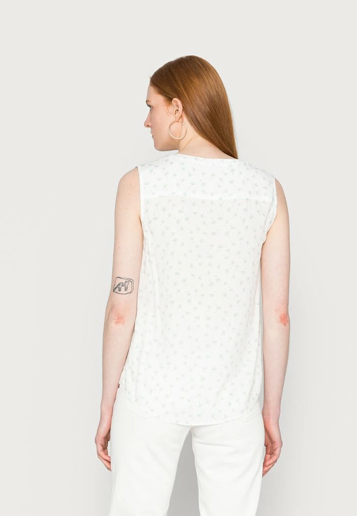 TOM TAILOR SLEEVELESS - Top - Offwhite Dandelion Design 5 TOM TAILOR SLEEVELESS - Top - Offwhite Dandelion Design - Image 3