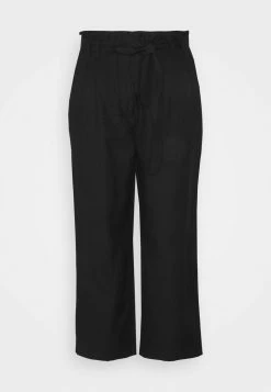 TOM TAILOR CULOTTE - Trousers - Deep Black