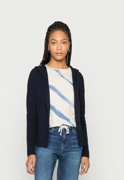 TOM TAILOR CARDIGAN WITH HOOD - Cardigan - Sky Captain Blue