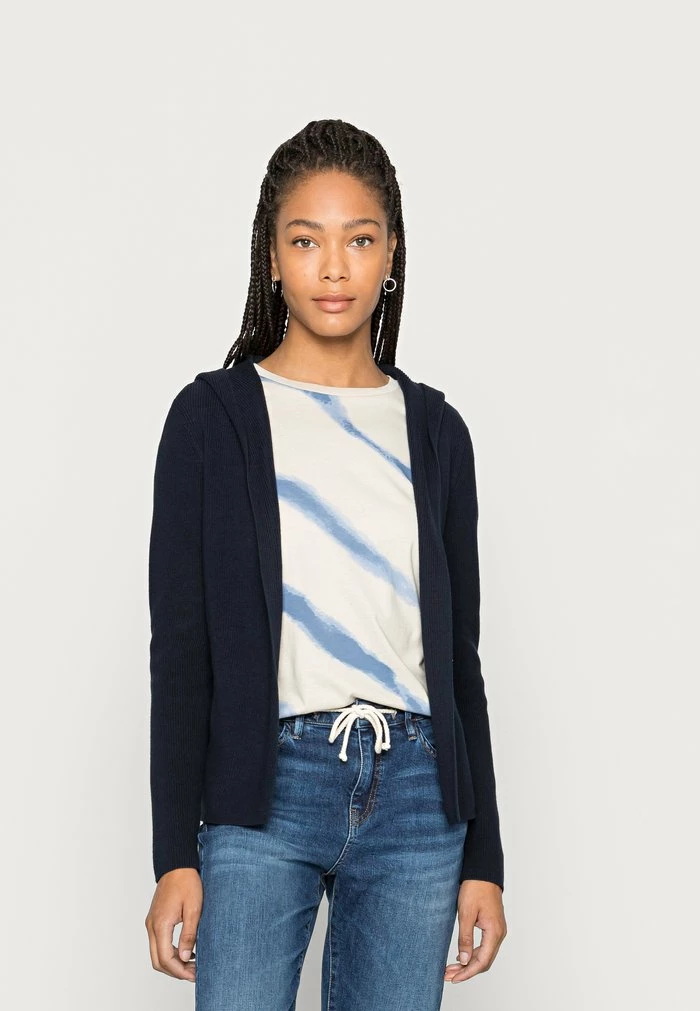 TOM TAILOR CARDIGAN WITH HOOD - Cardigan - Sky Captain Blue 3 TOM TAILOR CARDIGAN WITH HOOD - Cardigan - Sky Captain Blue