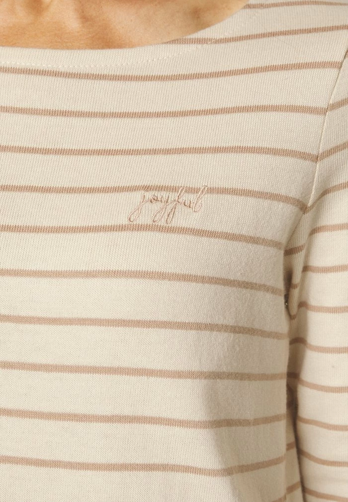 TOM TAILOR CREW NECK - Long Sleeved Top - Cream Beige 7 TOM TAILOR CREW NECK - Long Sleeved Top - Cream Beige - Image 5