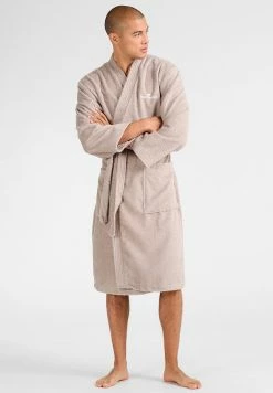 TOM TAILOR BASIC KIMONO UNISEX - Dressing Gown - Sand 12 TOM TAILOR BASIC KIMONO UNISEX - Dressing Gown - Sand -TOM TAILOR online store 1b68adb90b234a18bece7dc2c4f305dd