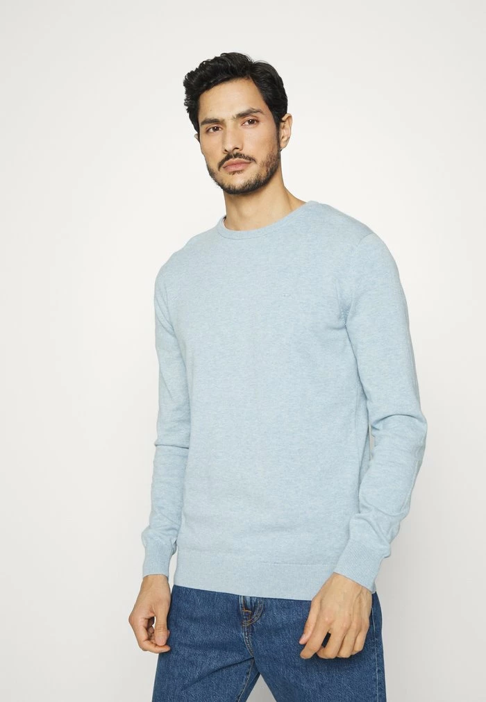 TOM TAILOR BASIC - Jumper - Blue Melange 3 TOM TAILOR BASIC - Jumper - Blue Melange