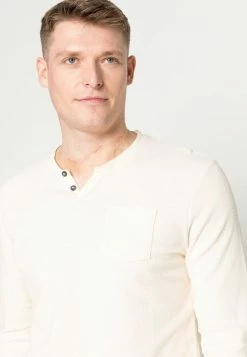 TOM TAILOR STRUCTURED SERAFINO LONGSLEEVE - Long Sleeved Top - Soft Buttercream 11 TOM TAILOR STRUCTURED SERAFINO LONGSLEEVE - Long Sleeved Top - Soft Buttercream -TOM TAILOR online store 1ca1af227eb94ee5a6ca1d35218bca49