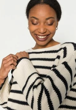 TOM TAILOR STRIPED - Jumper - Navy Soft Beige -TOM TAILOR online store 1cf3502a829b498a8c2baeff962faa36