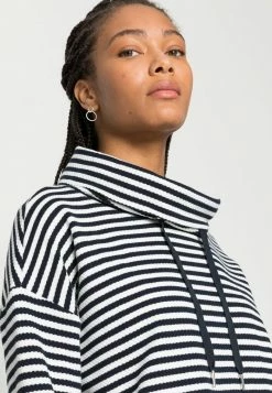 TOM TAILOR STRUCTURE - Jumper - Navy -TOM TAILOR online store 1e236132f83a49b09026ef8846388841