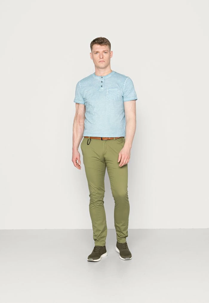 TOM TAILOR TECH - Chinos - Olive Branch Green 4 TOM TAILOR TECH - Chinos - Olive Branch Green - Image 2