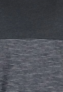 TOM TAILOR WITH CUTLINE - Print T-shirt - Sky Captain Blue White Melange -TOM TAILOR online store 20947f9c64054681afcdc71ba0949a07